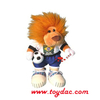 Peluche équipe de football animal mascotte Lion