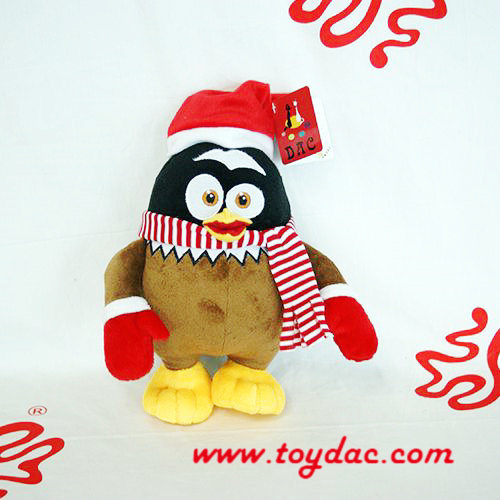 Jouet de pingouin de Noël en peluche