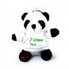 Peluche Panda de la Saint-Valentin