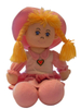 Poupée en tissu de dessin animé en peluche de petite fille en peluche