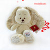 Jouet lapin rose en peluche