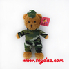 Nouveau jouet d'ours de vêtements de camouflage