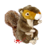 Écureuils en fausse fourrure en peluche