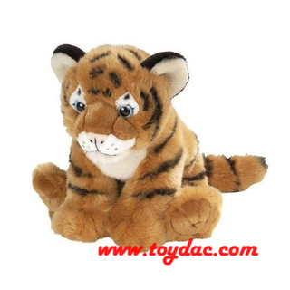 Jouet petit tigre animal sauvage en peluche