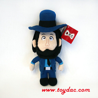 Poupée de personnage de dessin animé en peluche