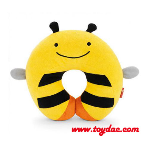 Oreiller de cou doux pour enfants Bee