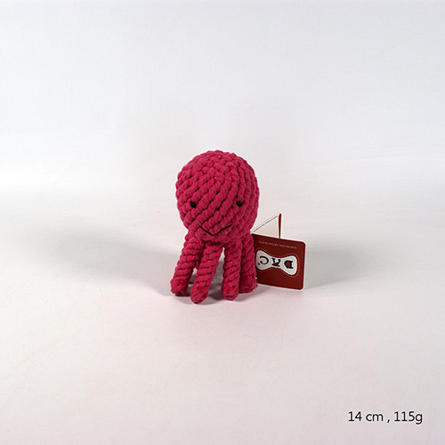 Jouet pour chien Octopus en corde de coton pour nettoyer les dents