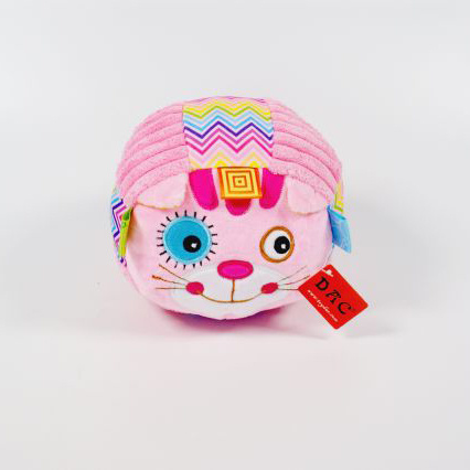 Hochet en peluche multicolore pour bébé