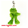 Grenouille porte-clés en peluche