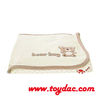 Couverture bébé double face en peluche