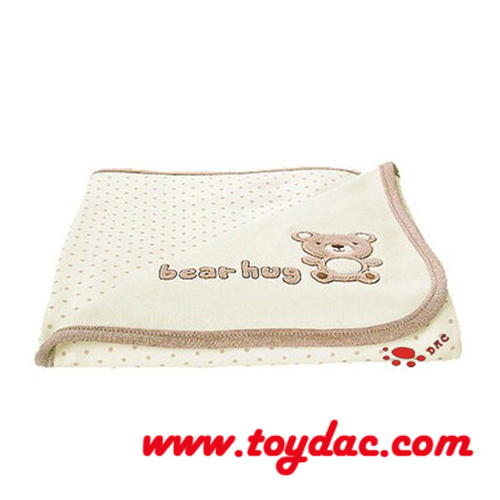 Couverture bébé double face en peluche