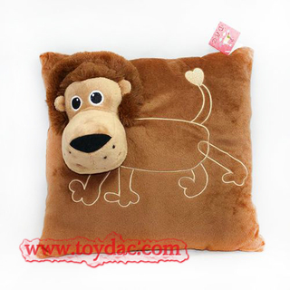 Marionnette de coussin de vache multifonction en peluche pour enfant