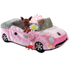 Lit pour animaux de compagnie de voiture de dessin animé doux en peluche