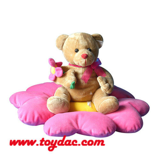 Peluche Ours Ange Fleur