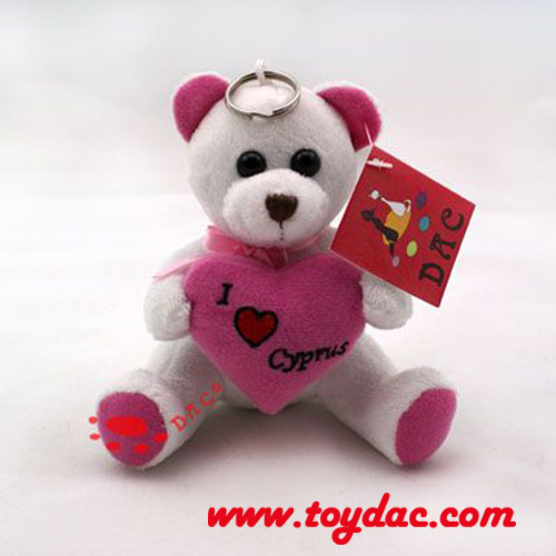 Porte-clés renne de Noël en peluche