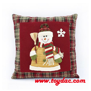 Coussins de Noël bonhomme de neige rembourrés