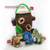 Jouet en peluche pour chien et niche pour chien en peluche