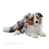 Chien en fausse fourrure douce en peluche