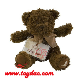Ours en peluche imitation marron en peluche