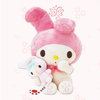 Peluche Lapin Rose Dessin Animé