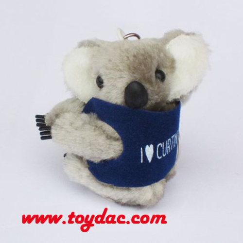 Porte-clés âne de dessin animé en peluche