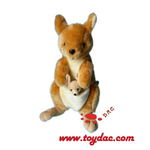 Kangourou jouet animal sauvage en peluche