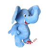 Éléphant de couleur peluche animal en peluche