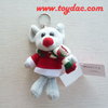 Porte-clés de Noël en peluche Souris