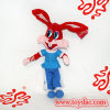 Poupée lapin en peluche