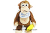 Jouet de singe en peluche animal de dessin animé en peluche