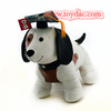 Jouet en peluche pour chien en PU avec chapeau de docteur