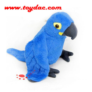 Jouet perroquet bleu en peluche Dac