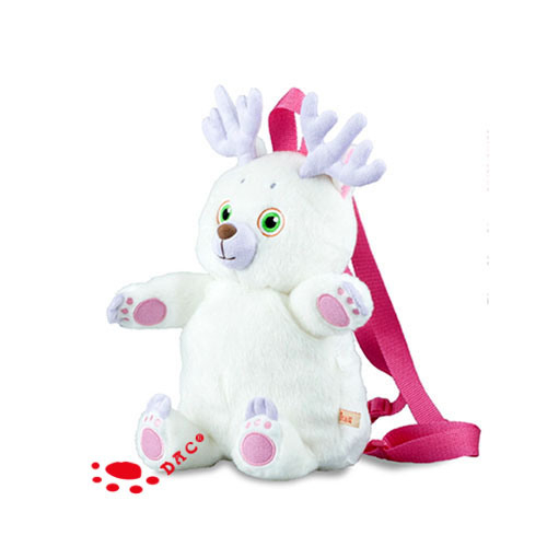 Sac à dos lapin comique en peluche