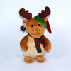 Décoration de cerf de Noël en peluche