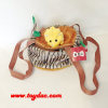 Épingle à cheveux en peluche avec clochette en dentelle et oreilles de chat