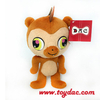 Écureuil de dessin animé en peluche douce