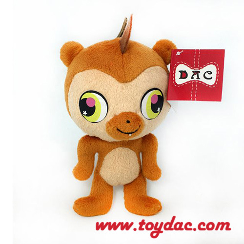 Écureuil de dessin animé en peluche douce