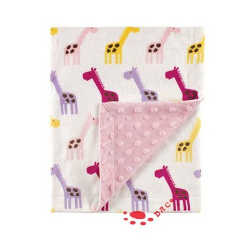 Couverture bébé double face ultra-douce