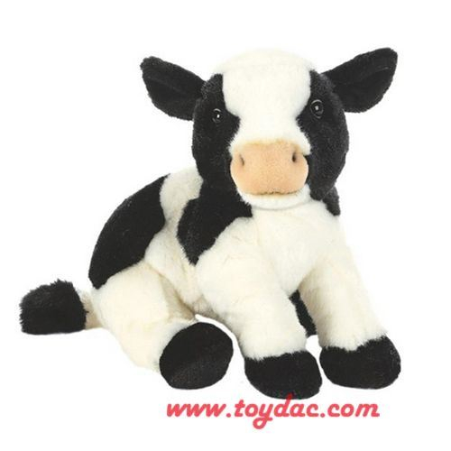 Jouet en peluche vache molle