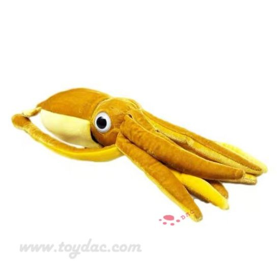 Calmar jouet de mer éducatif en peluche