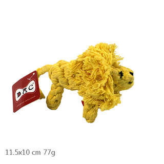 Lion en corde à mâcher en coton pour animal de compagnie