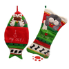 Tenture murale de chaussettes de Noël en peluche de dessin animé