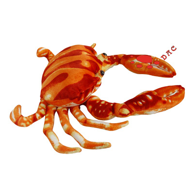 Dac Peluche Mer Jouet Crabe Rouge