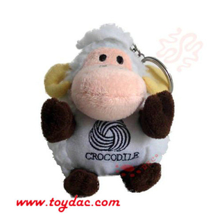 Porte-clés de mouton de promotion en peluche