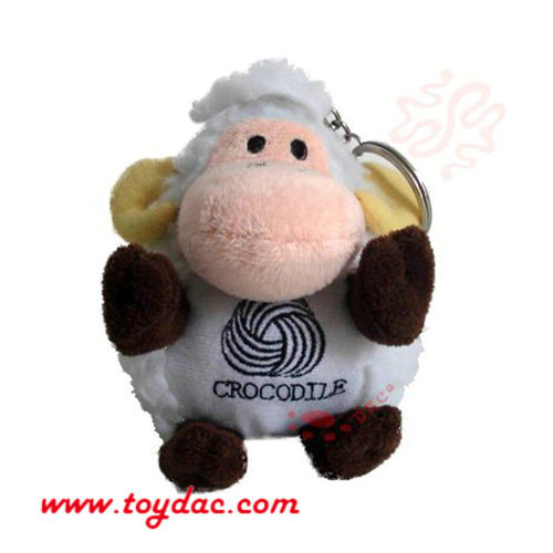 Porte-clés de mouton de promotion en peluche