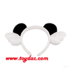 Épingle à cheveux panda ange en peluche