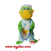 Dinosaure en carton en peluche avec capuchon
