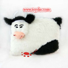 Coussin de vache en peluche de qualité supérieure.