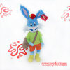 Sac de lapin en peluche lapin blanc