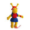Porte-clés Masdcot de dessin animé en peluche